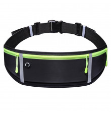Спортивна сумка на пояс EasyRun Вологостійка Black (5535325)