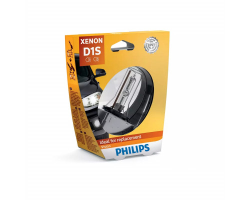Автолампа ксенон PHILIPS 85415VIS1 D1S 85V 35W PK32d-2 Vision Автолампа ксенон PHILIPS 85415VIS1 D1S 85V 35W PK32d-2 Vision