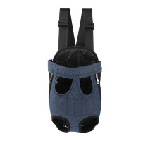 Рюкзак- кенгуру для котів і собак Lesko SY210814 M Dark Blue (12665-76070)
