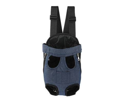 Рюкзак- кенгуру для котів і собак Lesko SY210814 M Dark Blue (12665-76070) Рюкзак- кенгуру для котів і собак Lesko SY210814 M Dark Blue (12665-76070)