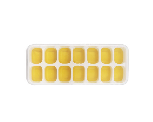Силіконова форма cumenss AI-814 Cube 14 Yellow для льоду Силіконова форма cumenss AI-814 Cube 14 Yellow для льоду
