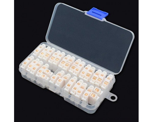 Конектори для проводів PW СН-2 клеми 0.2-2.5 мм² 26 шт Білий (C051299)