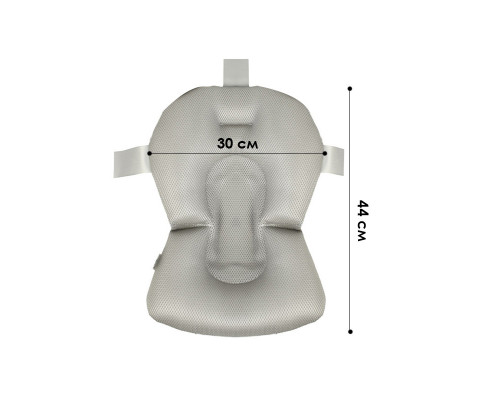 Матрацик у ванну з кріпленнями Bestbaby 340 44х30 см White Crown 13240-85696