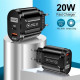 Зарядний пристрій Mirrow USB Type-C Super Charge/Quick Charge 3.0 PD 20W Black (366589741)