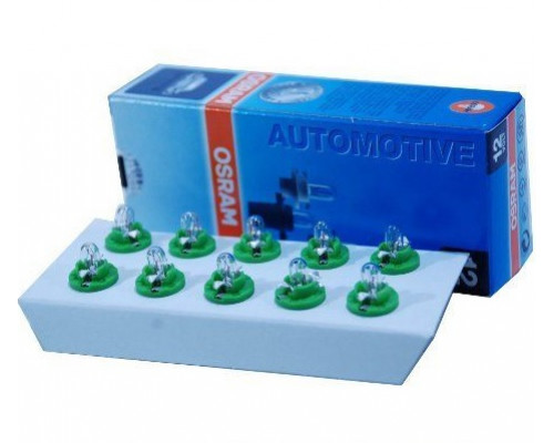 Автолампа ук. OSRAM 2722 2W 12V W2x4.6D 5X10FS Автолампа ук. OSRAM 2722 2W 12V W2x4.6D 5X10FS