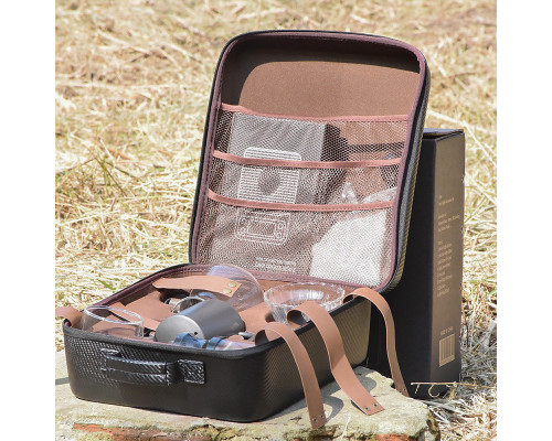 Дорожній кавовий набір Ecocoffee TS-05 Black з 8 предметів Дорожній кавовий набір Ecocoffee TS-05 Black з 8 предметів