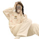 Комплект жіночої піжами Lesko 301 Bear 2XL White-Pink