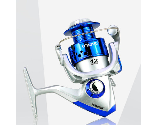 Котушка безінерційна yumoshi SA 7000 Silver-Blue 5431-58105