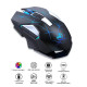 Мышь беспроводная с аккумулятором HXSJ T300 2.4 G Hz Black