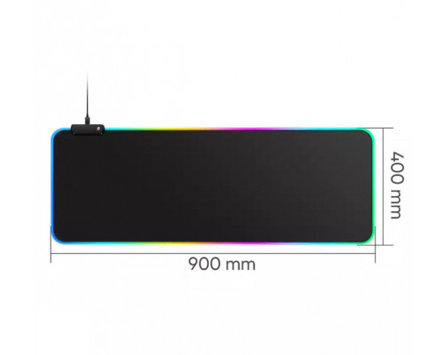 Ігрова поверхня з RGB підсвіткою FeelTouch 800х300х3 мм Black Ігрова поверхня з RGB підсвіткою FeelTouch 800х300х3 мм Black