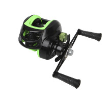 Котушка рибальська мультиплікаторна yumoshi AK 201 Black-Green Left 6294-85959