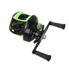 Котушка рибальська мультиплікаторна yumoshi AK 201 Black-Green Left 6294-85959