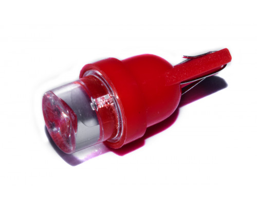 Світлодіодна лампа AllLight T10 1 діод LED бц W2, 1x9, 5d 12V RED Світлодіодна лампа AllLight T10 1 діод LED бц W2, 1x9, 5d 12V RED