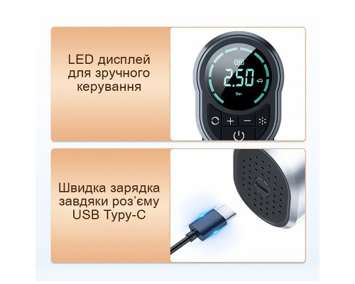 Автомобільний компресор Lesko HL-009 портативний Автомобільний компресор Lesko HL-009 портативний
