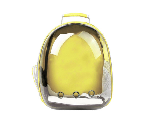 Рюкзак-перенесення Taotaopets 252203 Panoramic Yellow 35*25*42cm для кішок з ілюмінатором Рюкзак-перенесення Taotaopets 252203 Panoramic Yellow 35*25*42cm для кішок з ілюмінатором