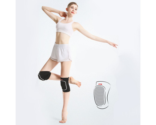 Наколінники захисні Aolikes A-0210 L для фітнесу танців спорту Чорний (12511-76328)