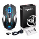 Мышь беспроводная с аккумулятором HXSJ T300 2.4 G Hz Black