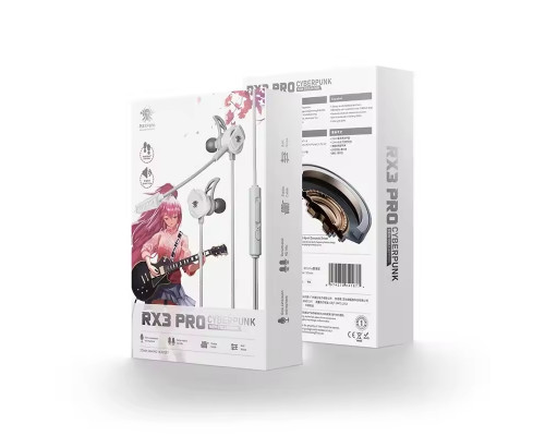 Дротові ігрові навушники з мікрофоном Plextone RX3 PRO CYBERPUNK 3,5 mini-jack Дротові ігрові навушники з мікрофоном Plextone RX3 PRO CYBERPUNK 3,5 mini-jack