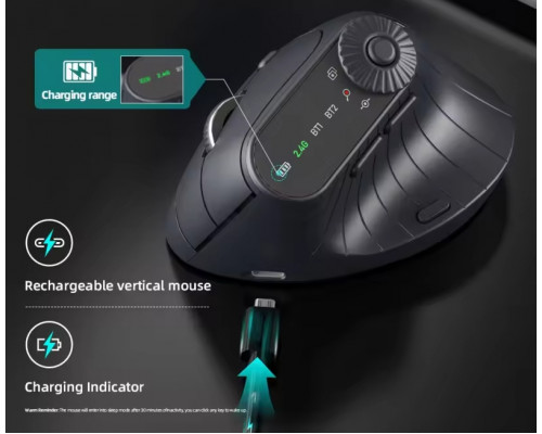 Вертикальна миша бездротова JOMAA 2,4G Bluetooth hub_fo7kvr Вертикальна миша бездротова JOMAA 2,4G Bluetooth hub_fo7kvr