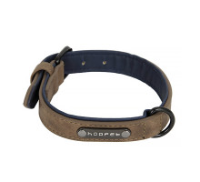 Нашийник для собак Hoopet W033 Коричневий M двошаровий (5293-17338)