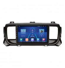 Штатна магнітола Lesko для Citroen SpaceTourer I 2016-н.в. 9" 6/128Gb 4G Wi-Fi GPS Top (11183-68467)