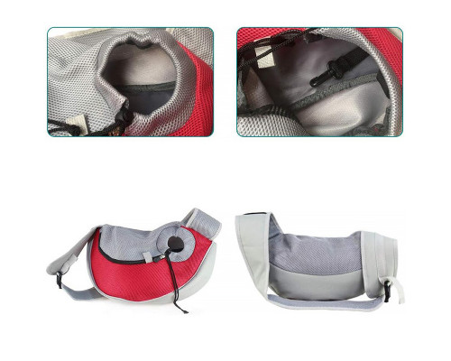 Слінг-перенесення для котів та собак No Brand SY-2022-1024-93 Red L 13124-84006
