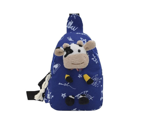 Дитяча сумка рюкзак Lesko A-407 Cow Синій (12206-74488) Дитяча сумка рюкзак Lesko A-407 Cow Синій (12206-74488)