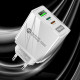 Зарядний пристрій Mirrow USB 2-Type-C Super Charge/Quick Charge 3.0 PD 58W White (FR050841)