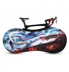 Чохол дощовик для велосипеда West Biking 0719219 Dragons розмір M