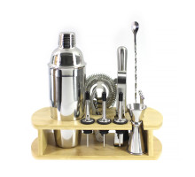 Набір для бару з підставкою No Brand Creation K16-2 15 предметів Хром (2632805107)