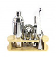 Набір для бару з підставкою No Brand Creation K16-2 15 предметів Хром (2632805107)
