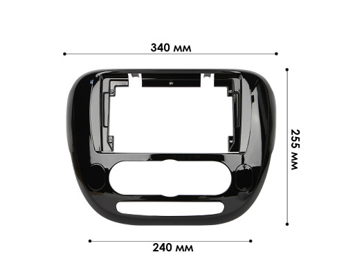 Перехідна рамка 9 Lesko Kia Soul 2013-2019 ver.2 (7280) Перехідна рамка 9 Lesko Kia Soul 2013-2019 ver.2 (7280)