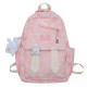 Рюкзак підлітковий Lesko 230632 Зайчик 20 л Pink