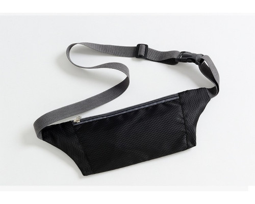 Сумка для бігу на пояс RunBag Водонепроникна 31х11 см Black (33535521)