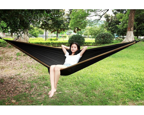 Гамак туристичний підвісний Camp 270x140 см Чорний (C051062)