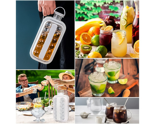 Силікона форма для льоду 14 кубиків Cool Home ICE Tray White Силікона форма для льоду 14 кубиків Cool Home ICE Tray White