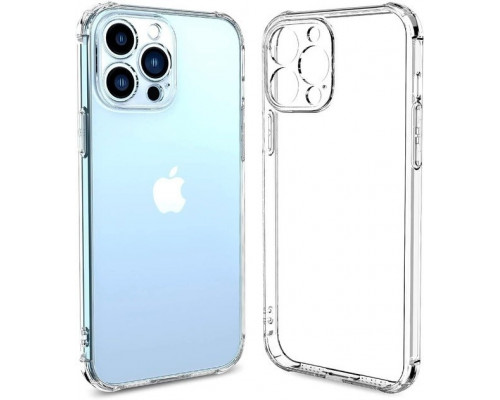 Силіконовий протиударний чохол панель Case + скло 9Н на Iphone 14 Pro із захистом камери прозорий (414142) Силіконовий протиударний чохол панель Case + скло 9Н на Iphone 14 Pro із захистом камери прозорий (414142)