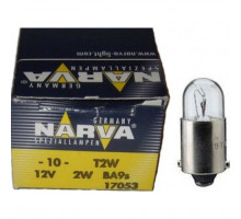 Автолампа ук. NARVA 17053 12V 2W BA9s