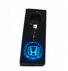Брелок автомобільний на ключі GF Honda з підсвічуванням 11 см Прозорий (С051070)