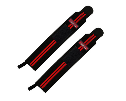 Бинти для зап'ясть Aolikes A-1538 Black-Red Бинти для зап'ясть Aolikes A-1538 Black-Red