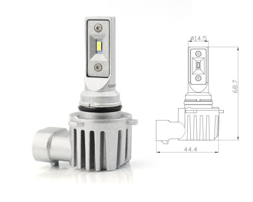 Комплект світлодіодних ламп Baxster SE Plus HB4 P20d 9-32V 6000K 4000lm Комплект світлодіодних ламп Baxster SE Plus HB4 P20d 9-32V 6000K 4000lm