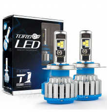Комплект LED ламп TurboLed T1 H27 6000K 50W 12/24v CanBus з активним охолодженням