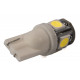 Світлодіодна лампа AllLight T10 5 діодів W2,1x9,5d 24V WHITE