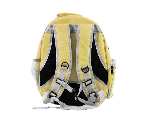 Рюкзак-перенесення Taotaopets 252203 Panoramic Yellow 35*25*42cm для кішок з ілюмінатором Рюкзак-перенесення Taotaopets 252203 Panoramic Yellow 35*25*42cm для кішок з ілюмінатором