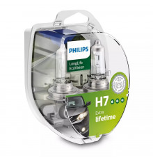 Комплект галогенових ламп Philips 12972LLECOS2 H7 55W 12V PX26d EcoVision