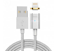 Кабель магнітний Hoco U16 Lightning Silver (3101-9246)
