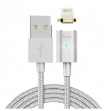 Кабель магнітний Hoco U16 Lightning Silver (3101-9246)
