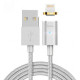 Кабель магнітний Hoco U16 Lightning Silver (3101-9246)