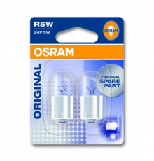 Автолампа ук. OSRAM 5627-02B R5W 24V BA15s 10X2 Blister