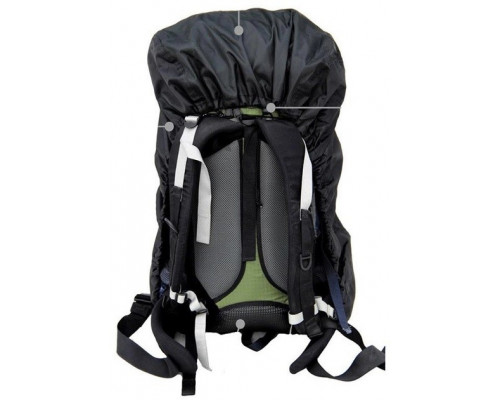 Чохол накидка для рюкзака Рейнкавер Дощовик Mirrow L 55-80 л Чорний (71650656)